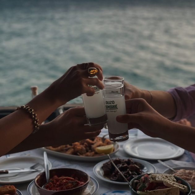 Dinner with friends invilla private service seaside